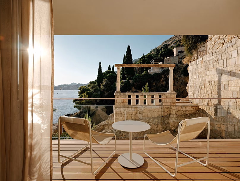 La Villa Dubrovnik a été conçue à l'origine par l'architecte croate Mladen Frka.