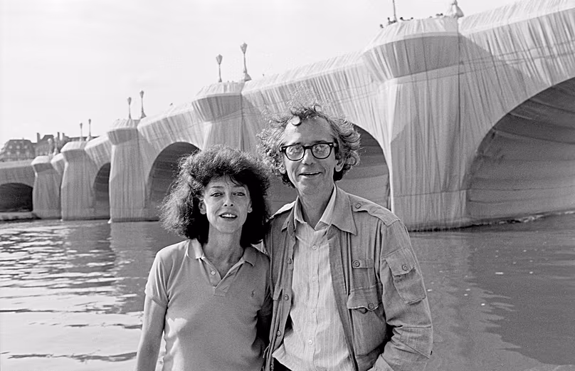 Christo et Jeanne-Claude en 1985