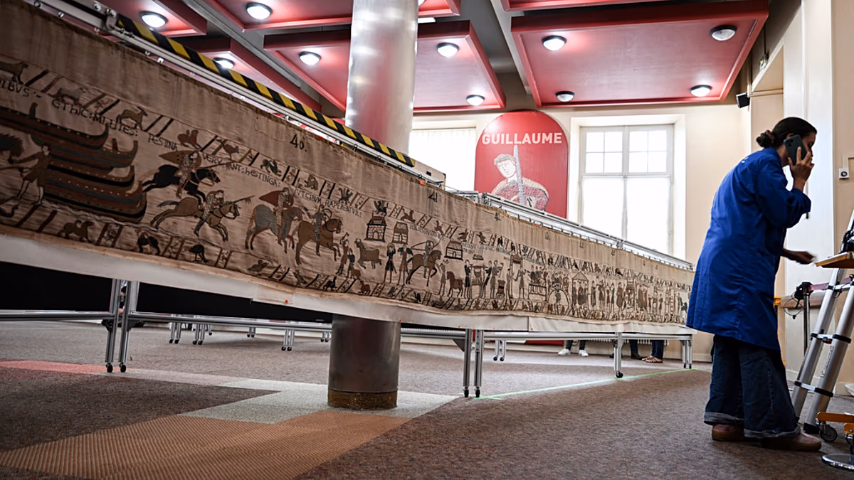 La Tapisserie de Bayeux sera exposée pour la première fois « à plat sur toute sa longueur » à Londres
