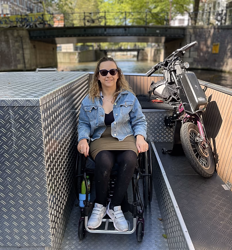 Carrie-Ann Lightley est une grande fan d'Amsterdam pour les voyages accessibles