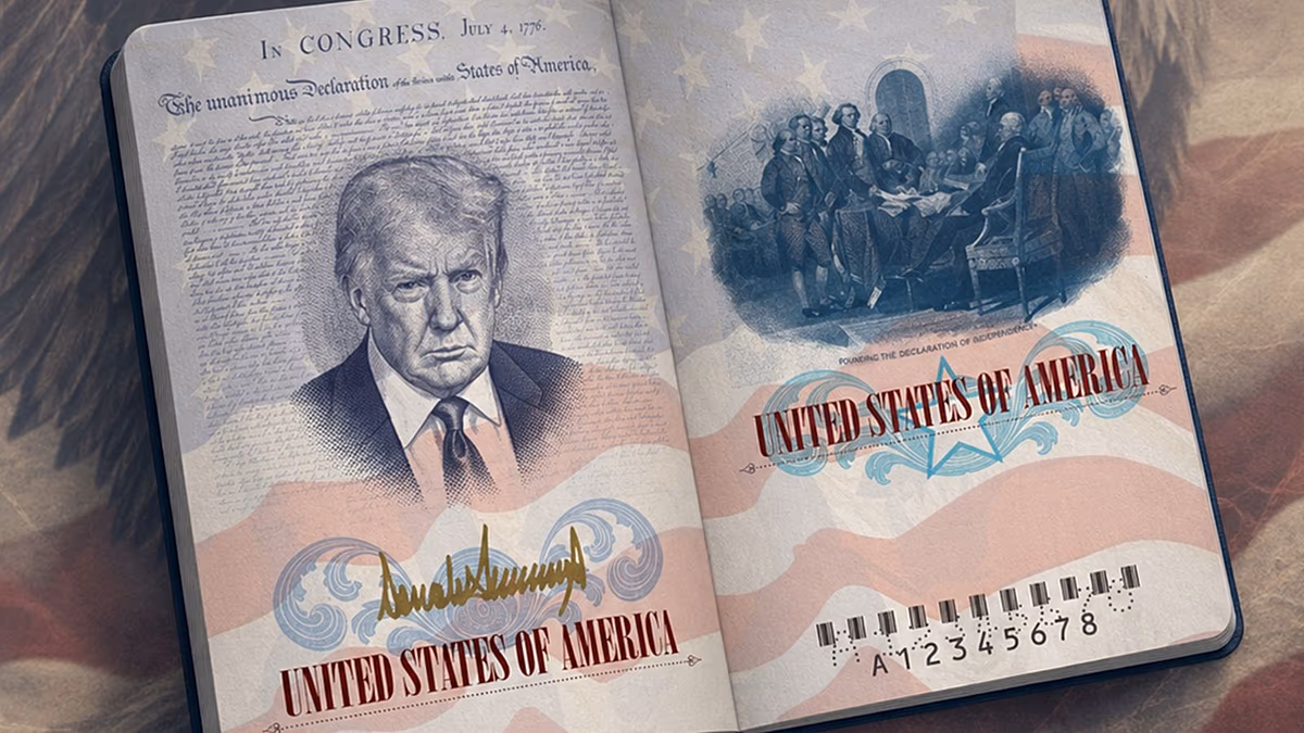 "Ce n'est pas du patriotisme" : indignation face au visage de Donald Trump sur les nouveaux passeports