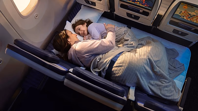 Ligne de détente surélevée du 787-9 d'United Airlines