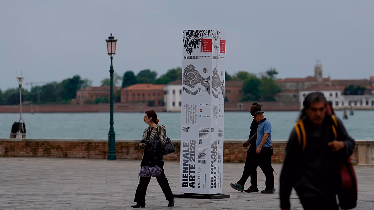 La Biennale de Venise s'ouvre sur des manifestations contre la Russie et Israël