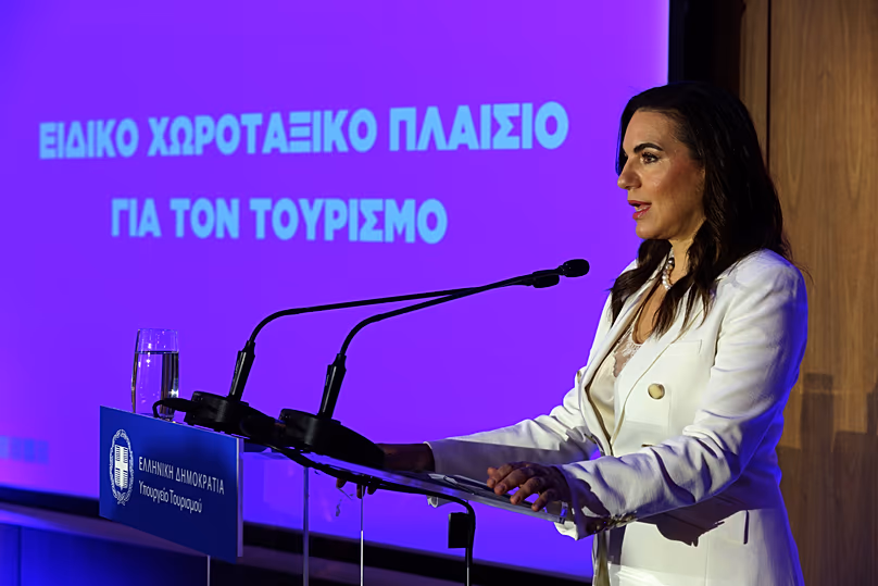 La ministre du Tourisme, Olga Kefalogianni