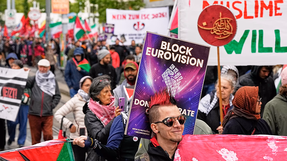 La finale de l'Eurovision à Vienne éclipsée par les protestations contre la participation d'Israël