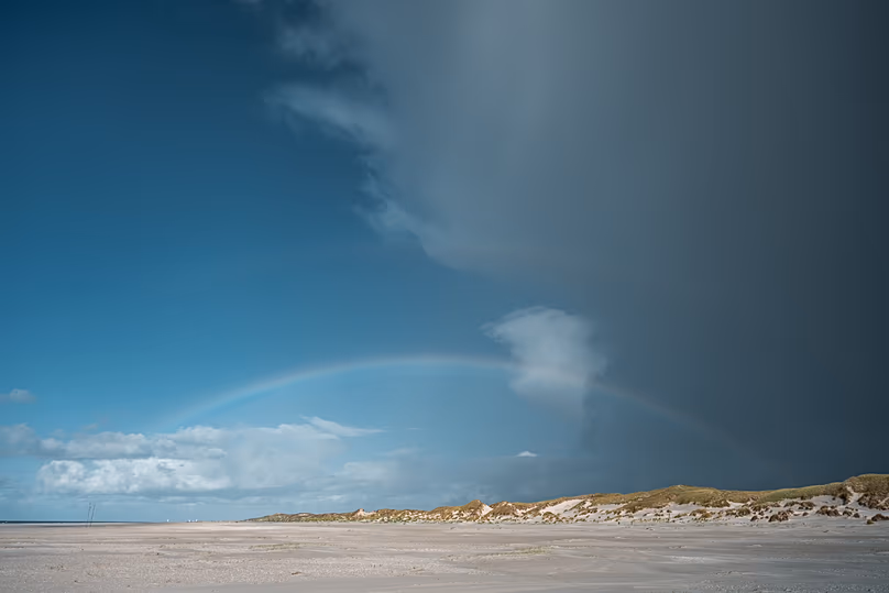 Kniepsand sur Amrum : près de 15 kilomètres de sable, de mer et de grands espaces.