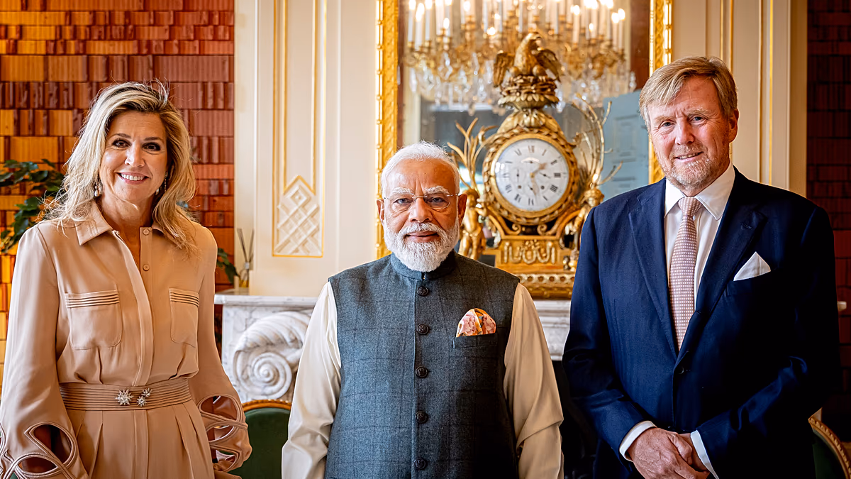 Le Premier ministre indien Modi entame sa tournée européenne avec une rencontre avec la famille royale néerlandaise