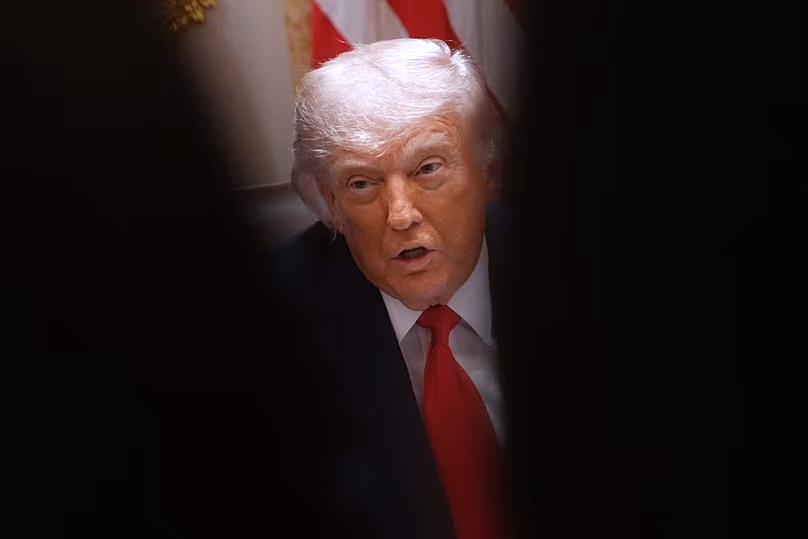 Le président américain Donald Trump s'exprime lors d'une réunion du Cabinet à la Maison Blanche, le 27 mai 2026.
