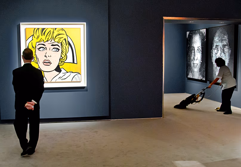 Le tableau « Nurse » de Roy Lichtenstein, le dernier de sa série très convoitée « Girls » à être vendu aux enchères.