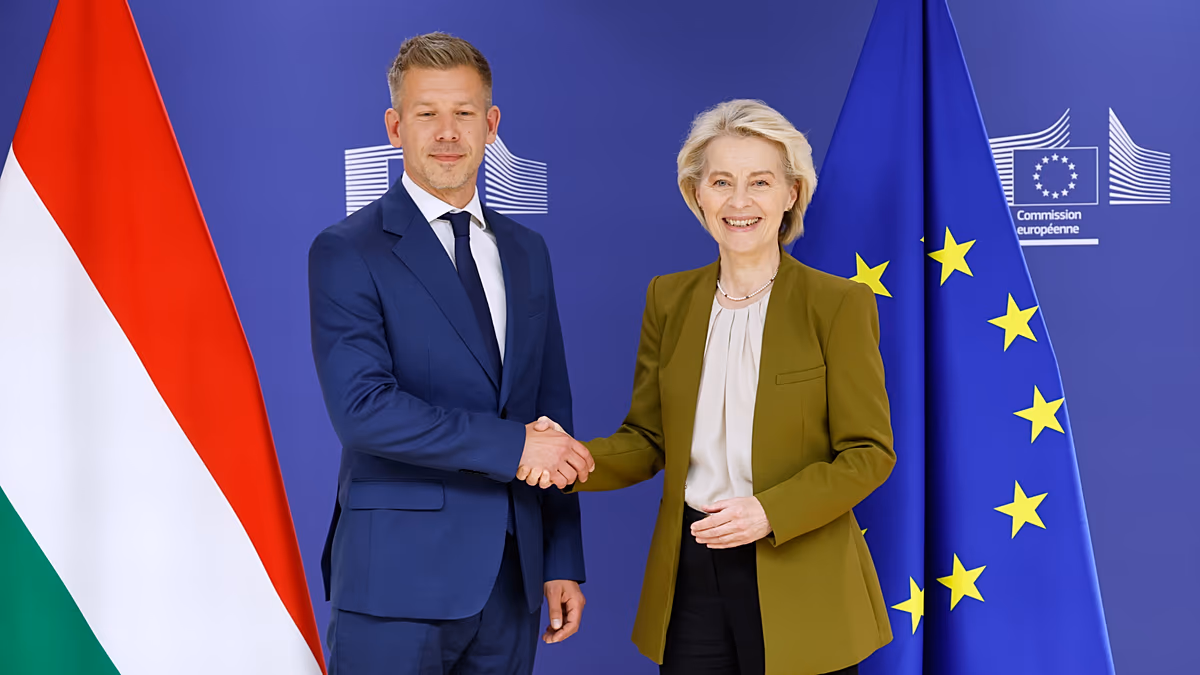 Magyar affirme que l'argent de l'UE arrivera en Hongrie "bientôt" après sa rencontre avec von der Leyen
