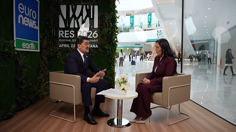 Entretien avec Yerlan Nyssanbayev en marge du Sommet écologique régional 2026 à Astana