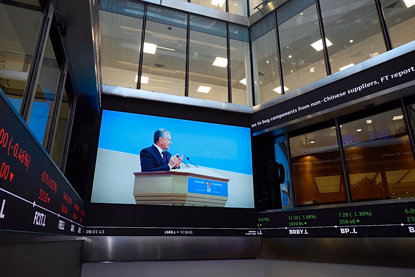 Le président ouzbek Shavkat Mirziyoyev