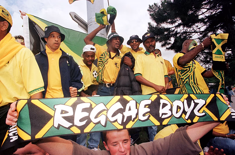 Fans jamaïcains lors du Championnat du monde de 1998
