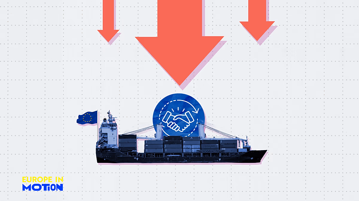 Dans quelle mesure le commerce de l’UE avec les États-Unis est-il en baisse ?