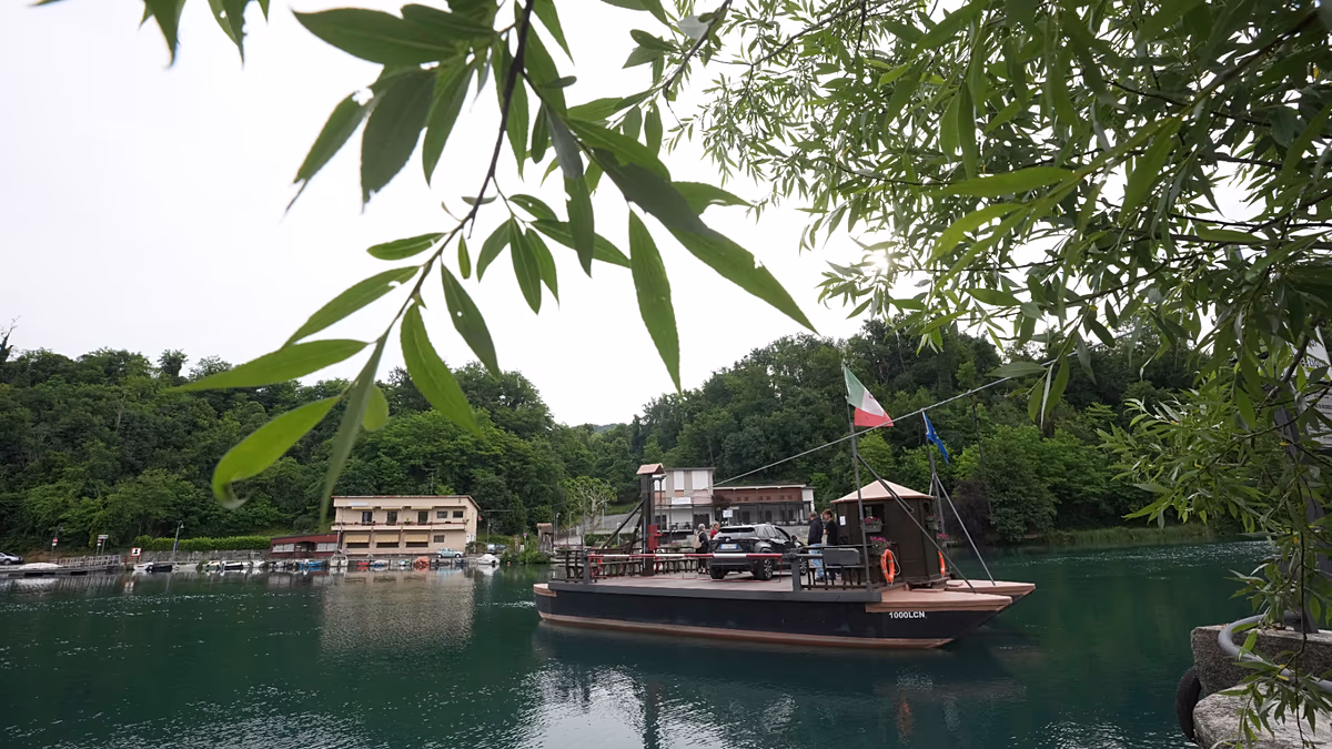 Le « ferry Leonardo » de Lombardie transporte les navetteurs depuis 500 ans