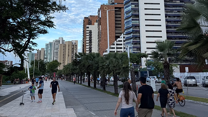 Promenade du front de mer de Beira Mar à Fortaleza
