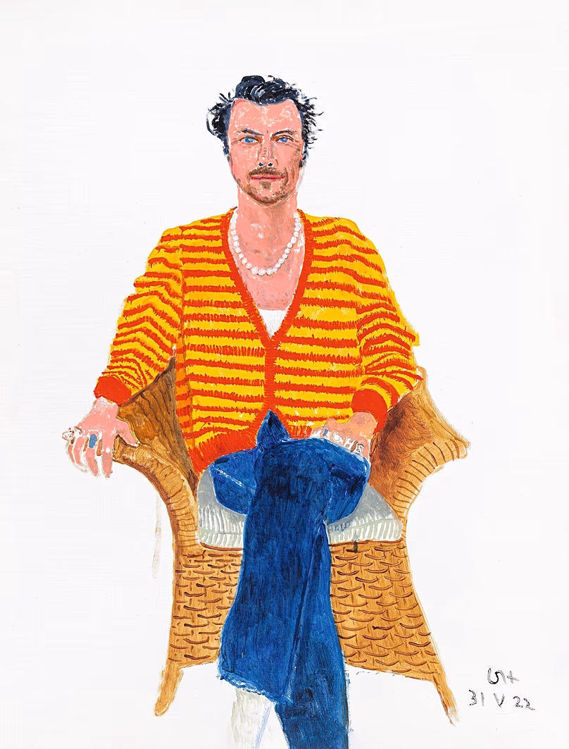 David Hockney"Harry Styles, 31 mai" 2022