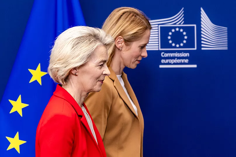 Ursula von der Leyen et Kaja Kallas.
