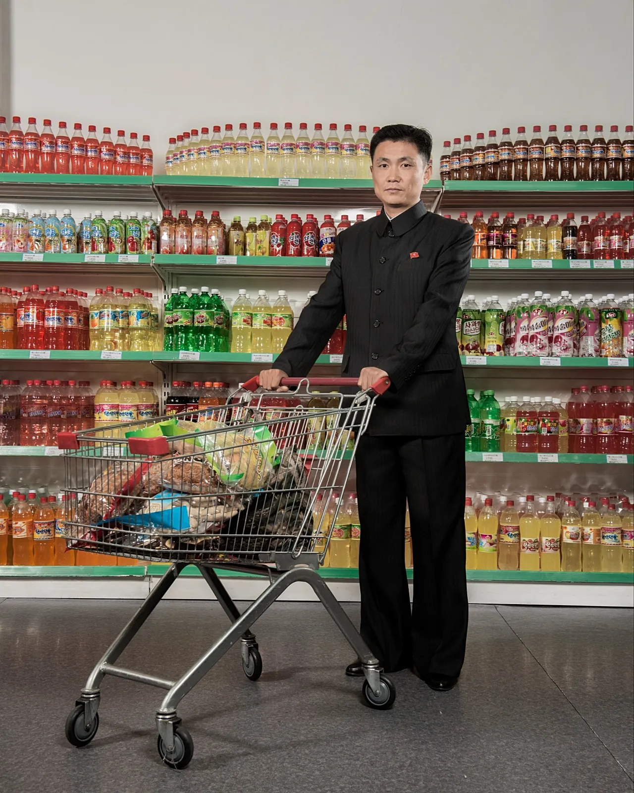 Photographie '04' de Stephan Gladieu, qui fait partie de sa série 'Corée du Nord'.