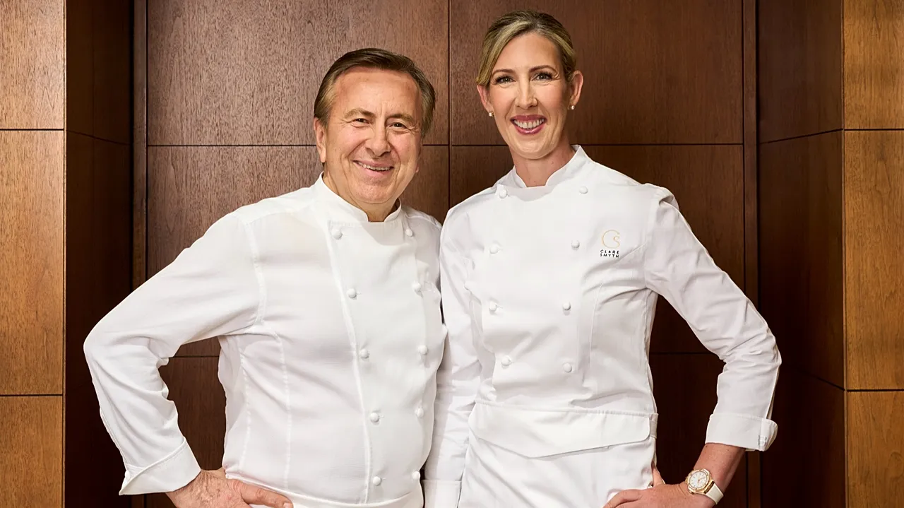 Chefs Daniel Boulud et Clare Smyth