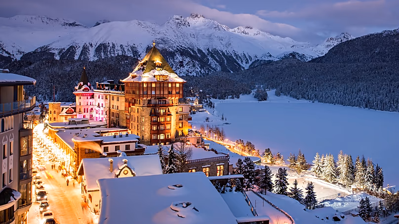 Palais Badrutt à Saint-Moritz, Suisse
