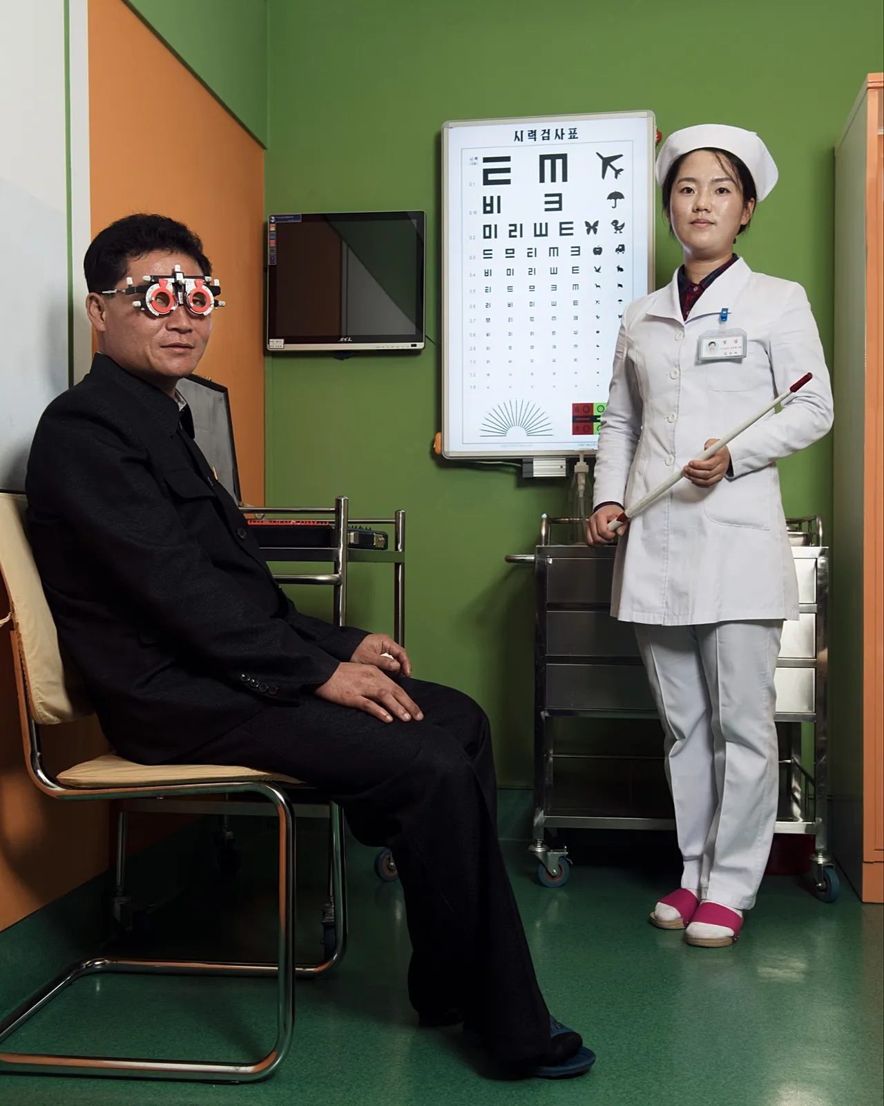 Photographie '10' de Stephan Gladieu, qui fait partie de sa série 'Corée du Nord'.