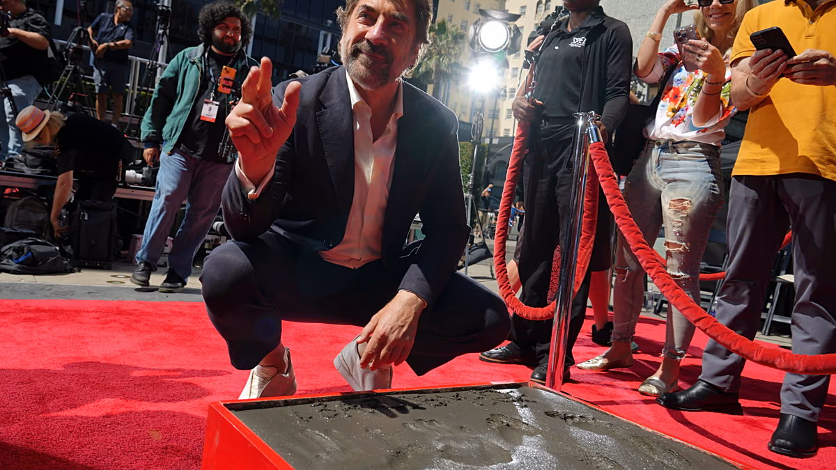 Javier Bardem rejoint les grands d'Hollywood lors d'une cérémonie historique