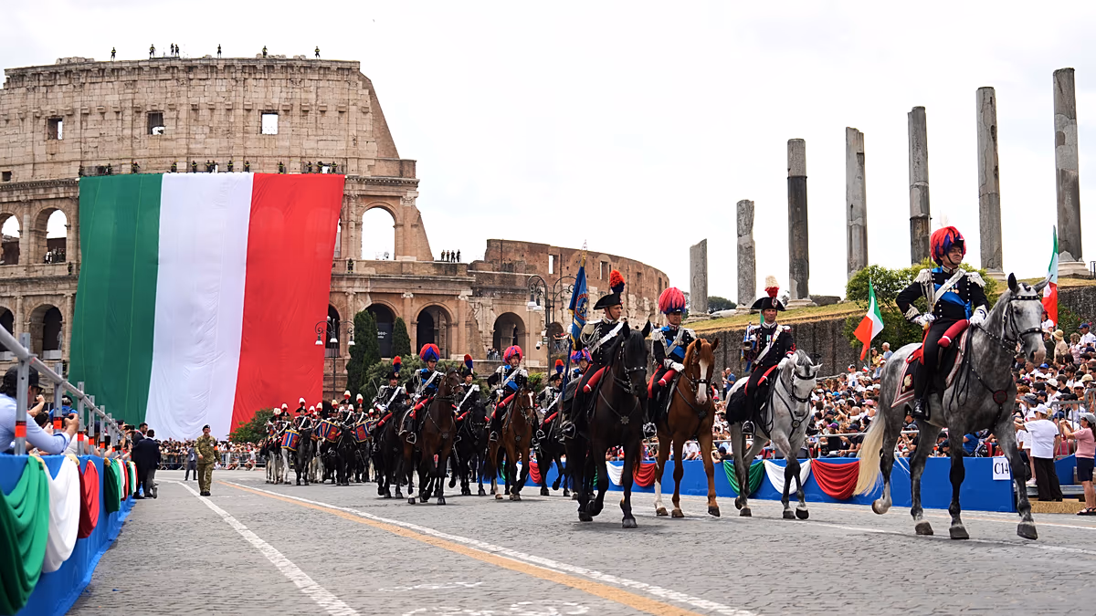 L'Italie célèbre les 80 ans de la République avec un défilé militaire à Rome