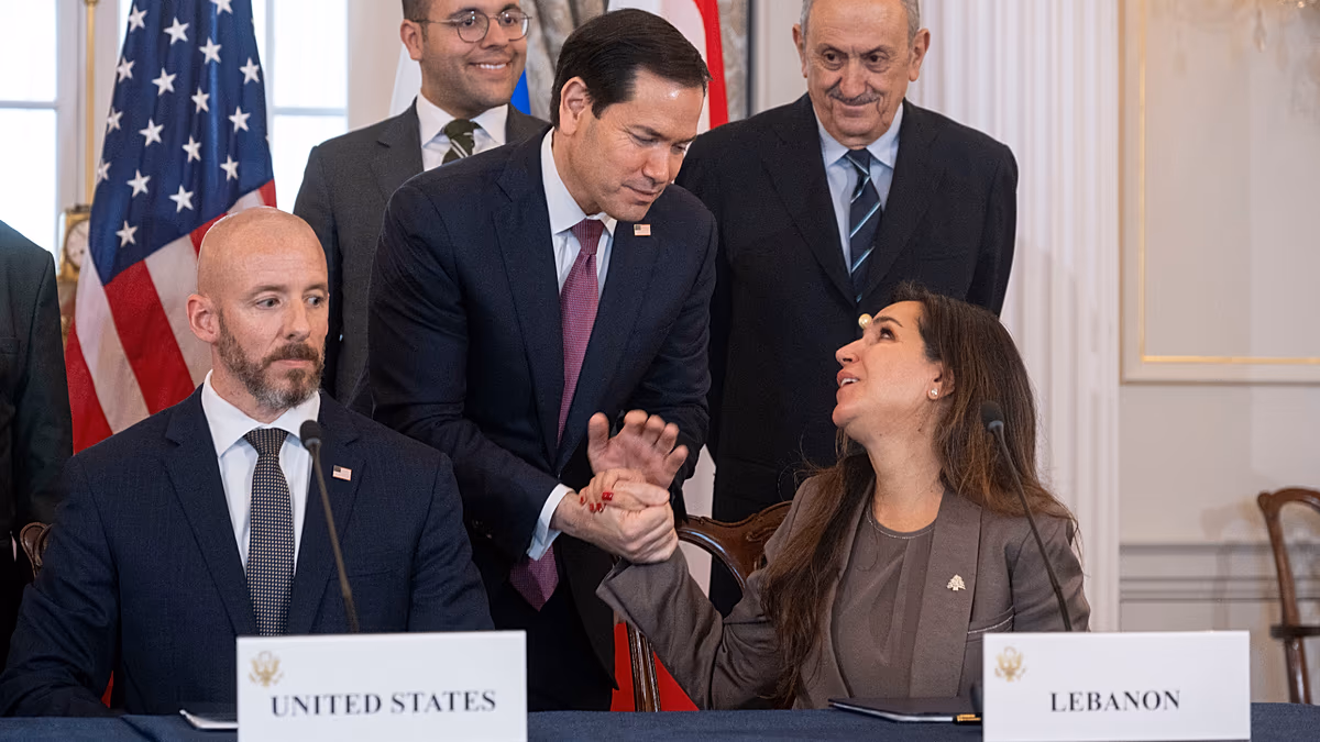 Marco Rubio annonce un accord-cadre entre Israël et le Liban, le saluant comme un premier pas vers la paix