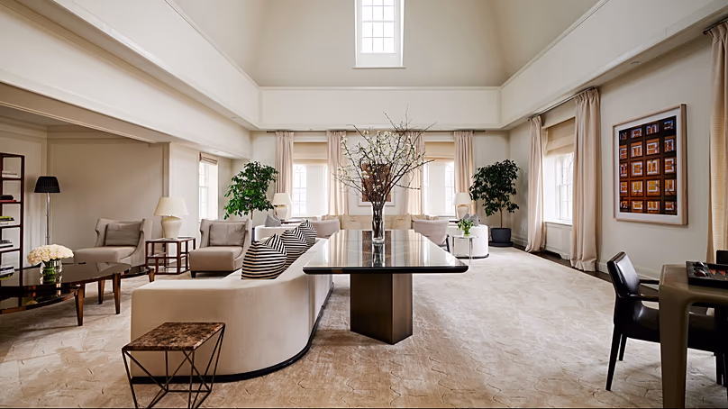 À l'intérieur du penthouse de l'hôtel