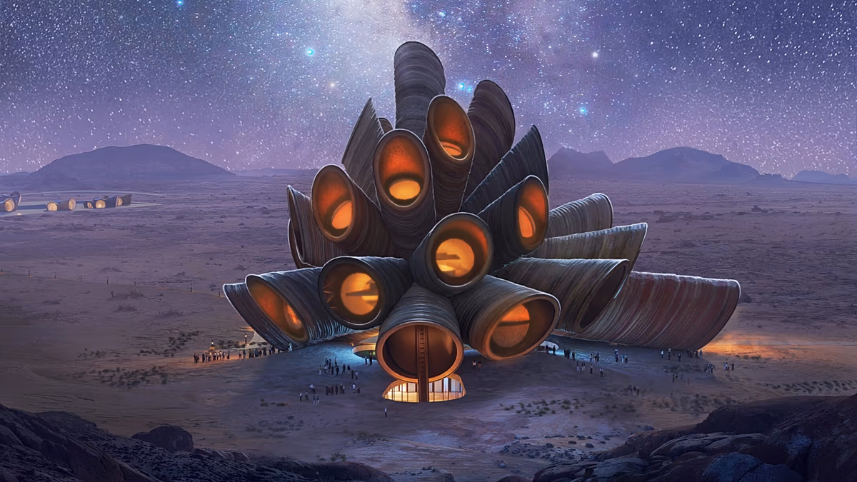 Un centre d'astrotourisme époustouflant avec un pavillon d'observation des étoiles va ouvrir près d'AlUla en Arabie Saoudite