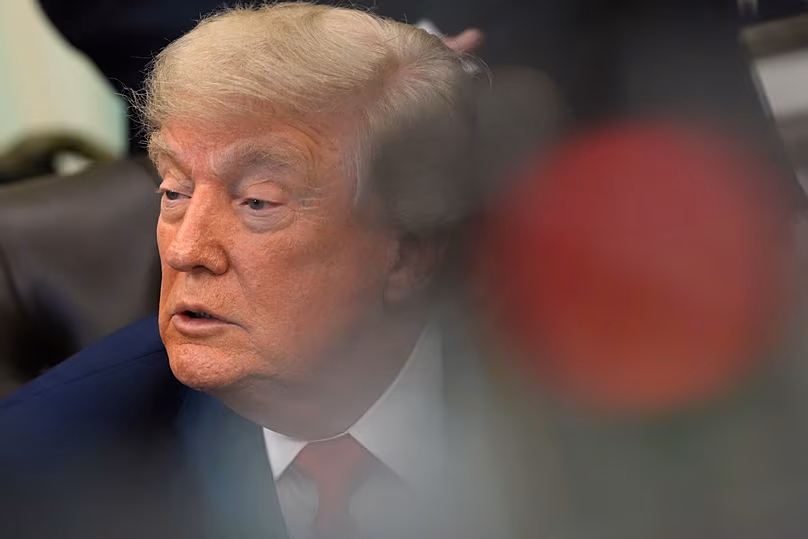 Le président américain Donald Trump photographié dans le bureau ovale de la Maison Blanche, le 11 juin 2026.