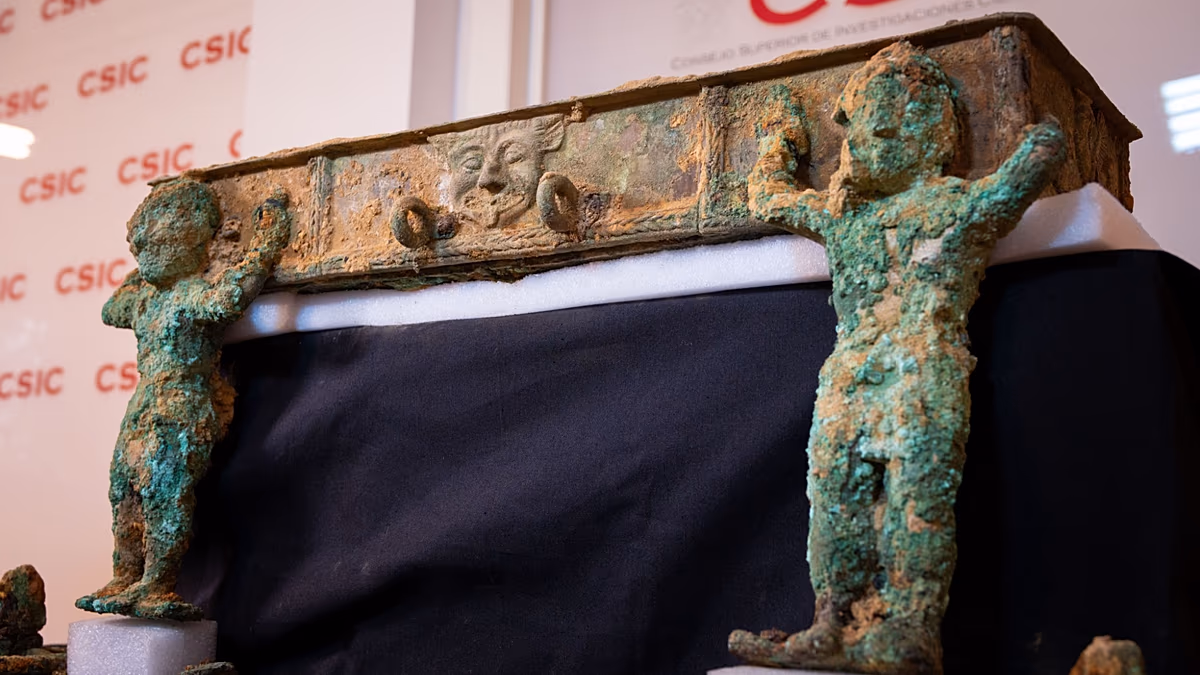 Des archéologues découvrent un char en bronze vieux de 2 500 ans, mettant en lumière Tartessos