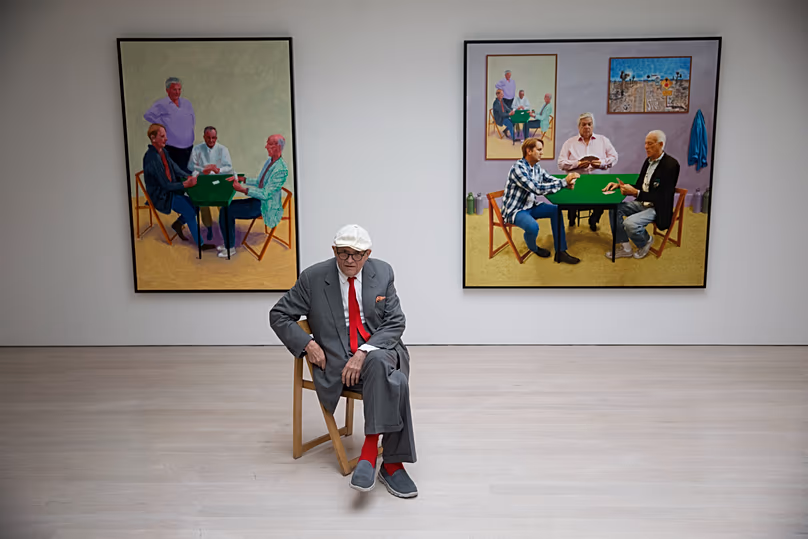 David Hockney à la galerie Annely Juda Fine Art à Londres - mai 2015