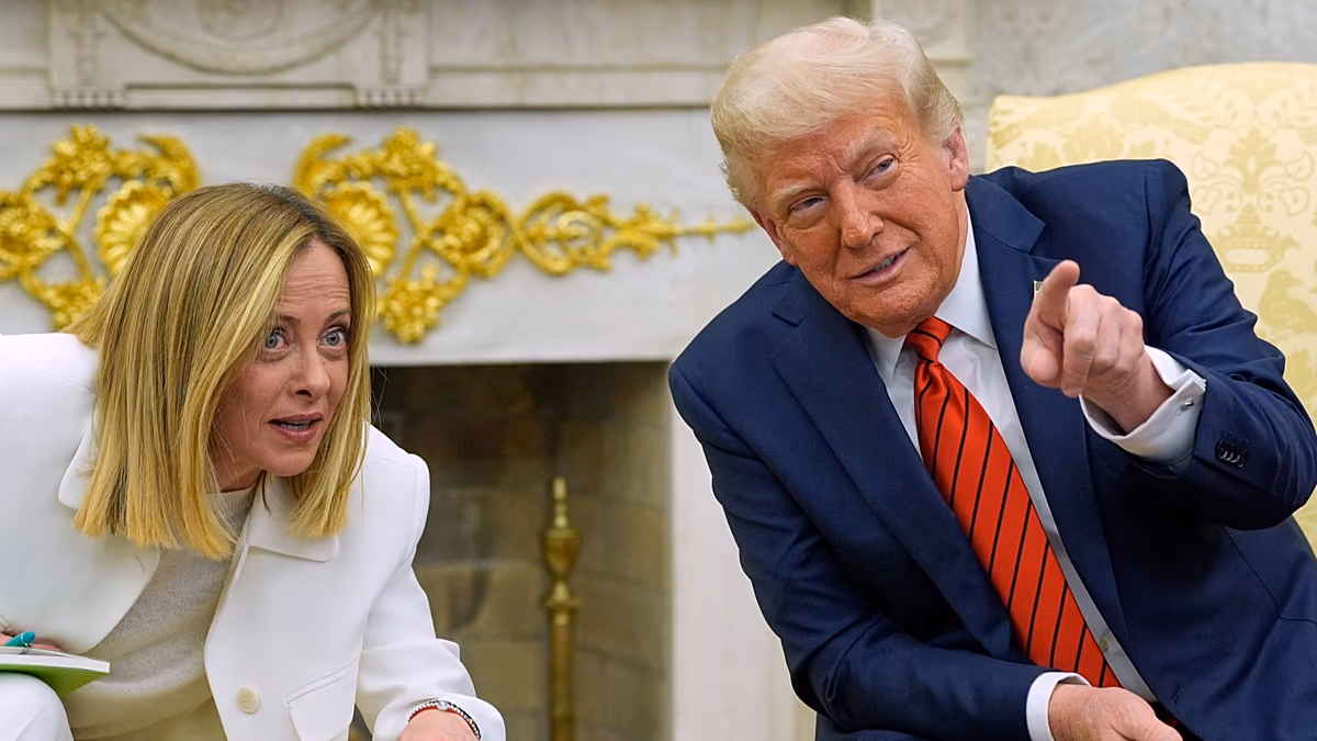 "Des mesures restrictives sont nécessaires", dit Trump à propos du Premier ministre italien Meloni avant le sommet de l'OTAN