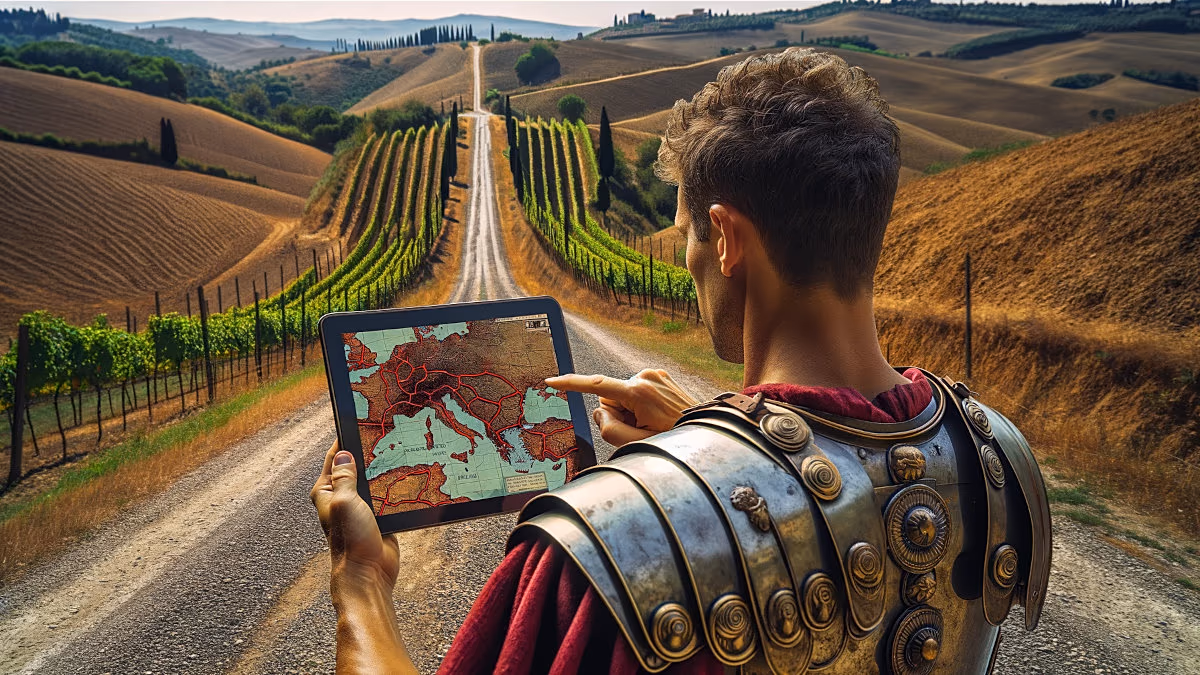Version de Google Maps de la Rome antique : combien de temps pour atteindre la plage