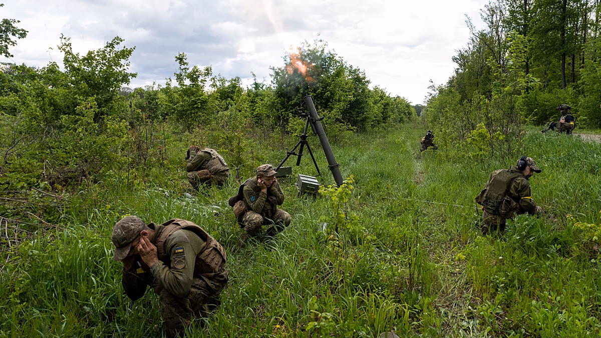 Des volontaires français s'entraînent avec la Légion internationale du renseignement militaire ukrainien
