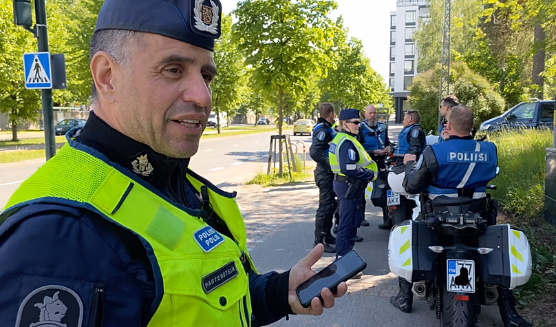 Dennis Pasterstein, surintendant et chef des opérations de contrôle de la circulation au département de police d'Helsinki