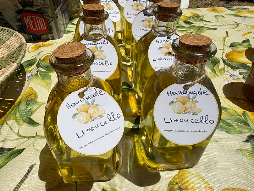 Limoncello à base de citrons Andros