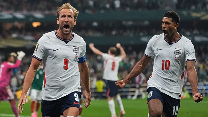 Le duo anglais Harry Kane et Jude Bellingham ont tous deux marqué six buts en Coupe du monde jusqu'à présent.