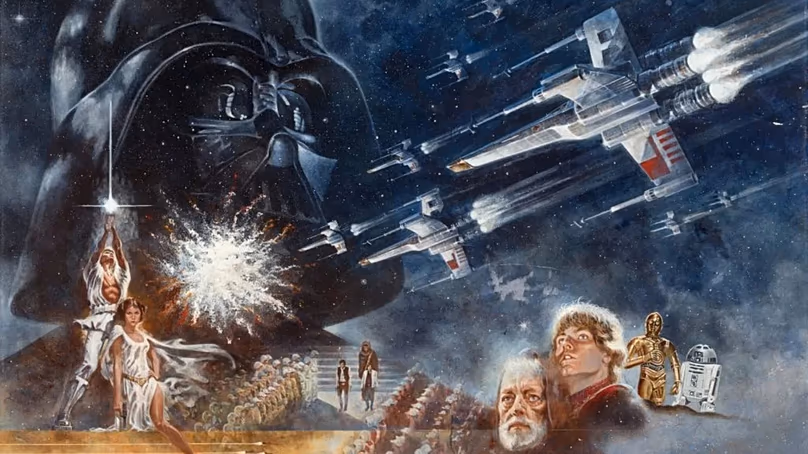 L'œuvre de Tom Jung pour A New Hope (1977) vendue pour 3,875 millions de dollars