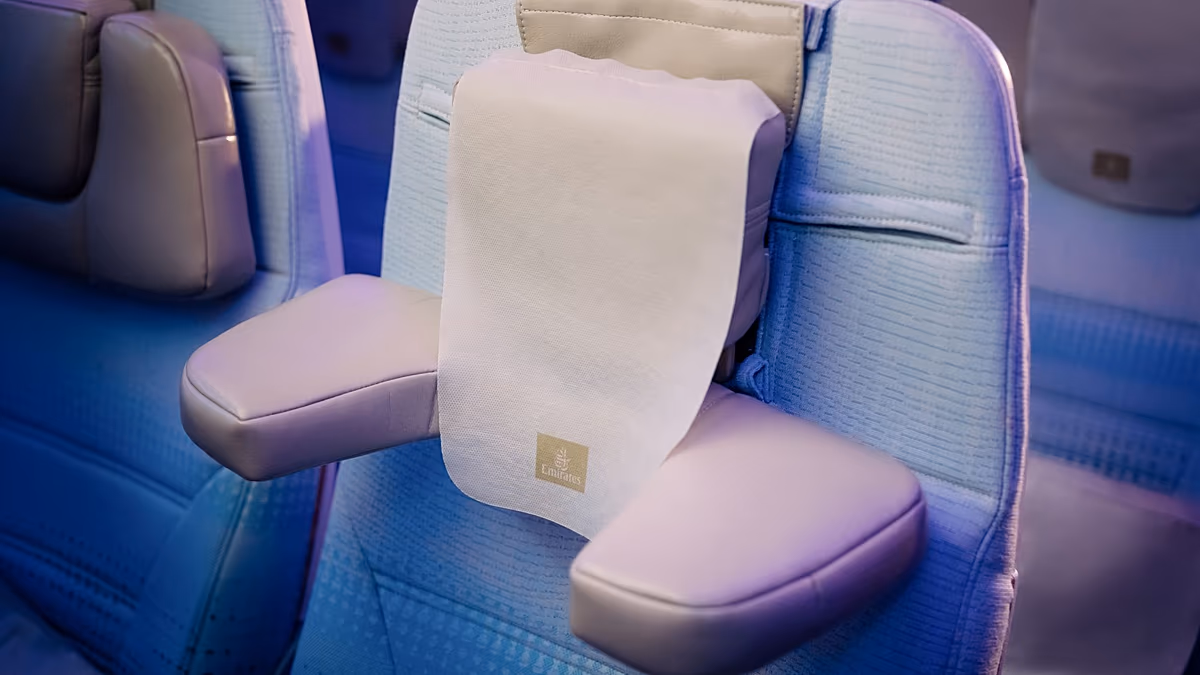 Emirates dévoile un appui-tête « révolutionnaire » en classe économique