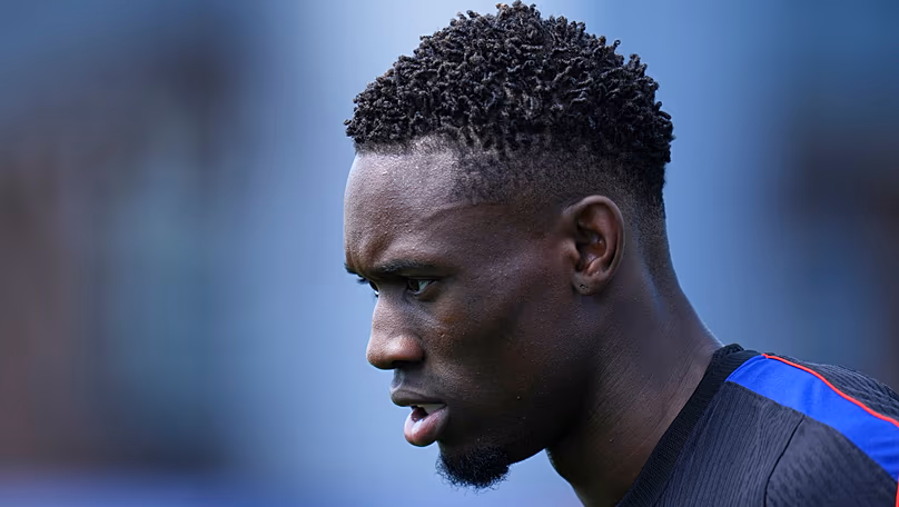 Folarin Balogun, des États-Unis, assiste à une séance d'entraînement avant les huitièmes de finale de la Coupe du monde contre la Belgique à Seattle, le 5 juillet 2026.