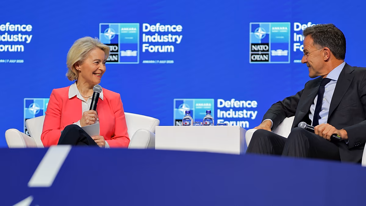 L’OTAN doit devenir plus européenne pour réduire sa dépendance à l’égard de la sécurité américaine, disent von der Leyen et Rutte