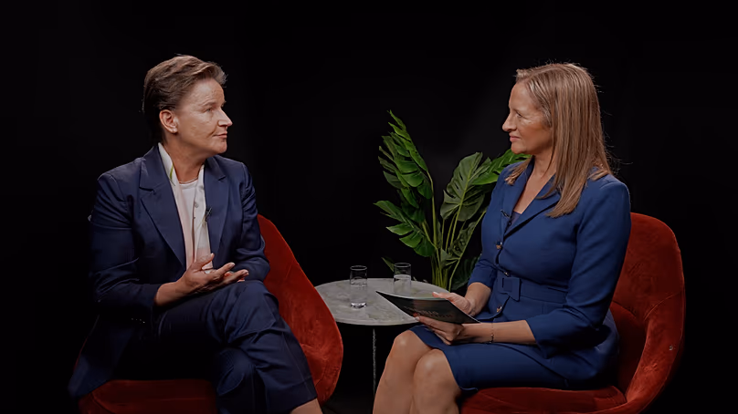 Verena Ross, présidente de l'ESMA, a rejoint Angela Barnes sur The Big Question