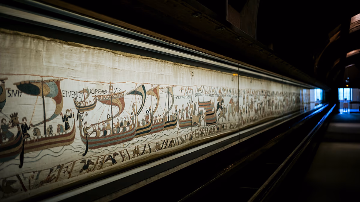 La tapisserie de Bayeux arrive au British Museum après un transfert historique