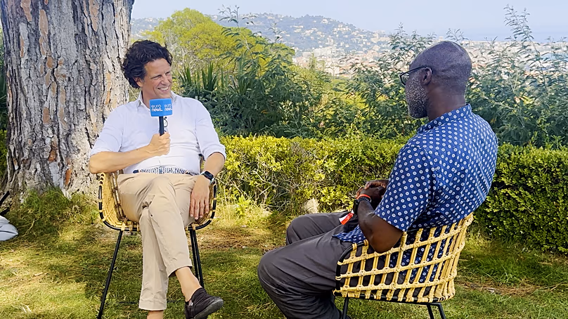 Florian Haller interviewé par Tokunbo Salako d'Euronews Culture
