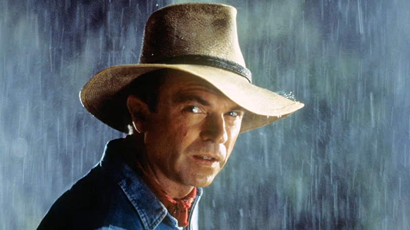 Sam Neill dans Jurassic Park