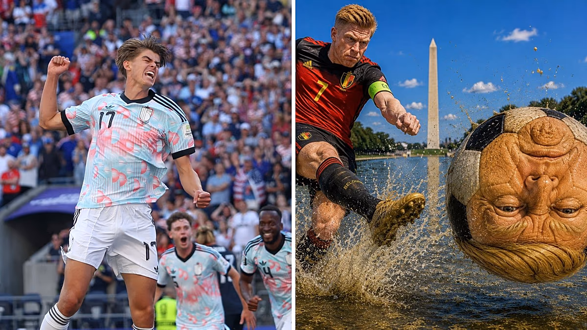 "Renversez ça" : la Belgique se moque de Donald Trump et de la FIFA avec de la danse et du poteau après la victoire contre les États-Unis