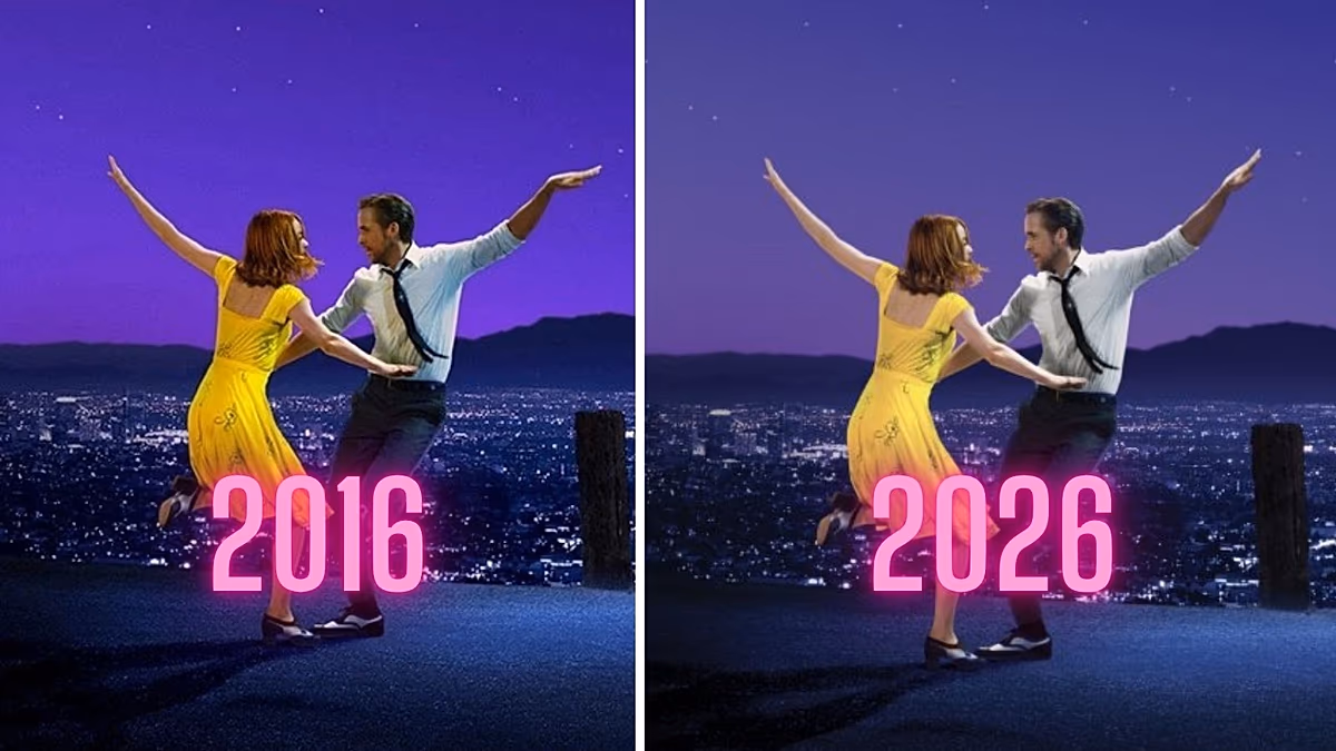 Saga RIP La La Hand : détails de Ryan Gosling corrigés sur l'affiche du 10e anniversaire de "La La Land"